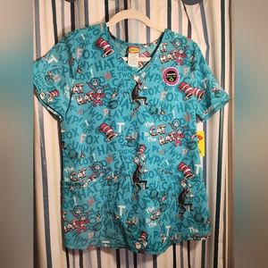 Dr Suess Scrub Top